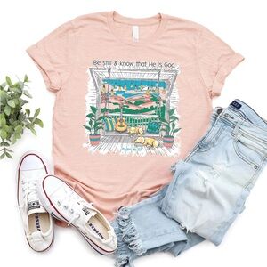 Love in Faith Be Still and Know That He is God Small shirt